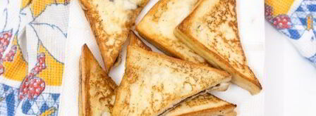 гренки с шоколадно-ореховой пастой. Шаг 9