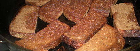 гренки с шпротами. Шаг 3