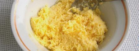 гренки сахарные, сырные и запеченные с яблоками. Шаг 6