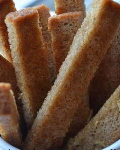 Гренки в духовке к пиву