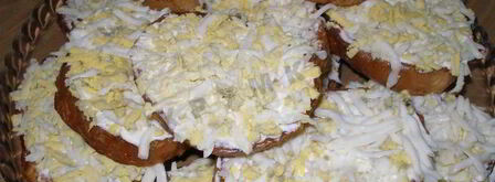 гренки в яйце и с яйцом. Шаг 14