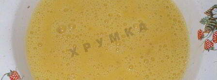 гренки в яйце и с яйцом. Шаг 6