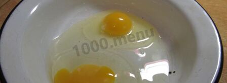 сладкие гренки с яйцом и молоком. Шаг 4