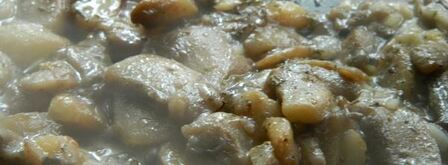 сырные гренки с грибами. Шаг 4