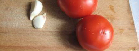 баклажанная икра со свежими помидорами и чесноком. Шаг 11