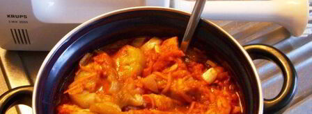 икра баклажанная из печено-тушеных овощей. Шаг 9