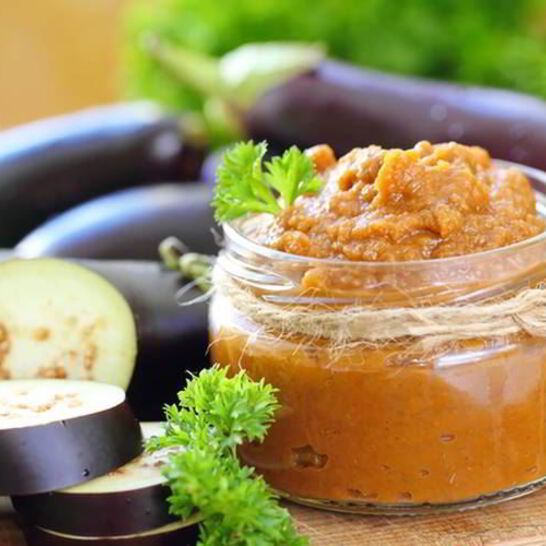 Рецепт икры из баклажанов с травами