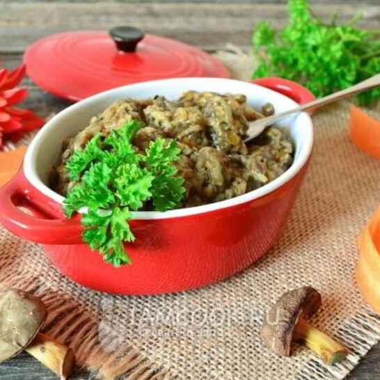 Рецепт икры из моховиков