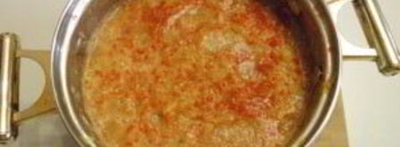 кабачковая икра с луком на зиму. Шаг 6