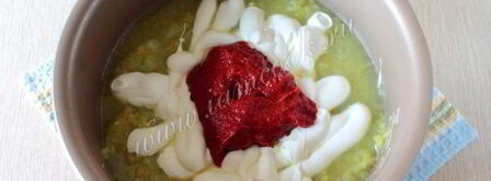 кабачковая икра с майонезом. Шаг 7