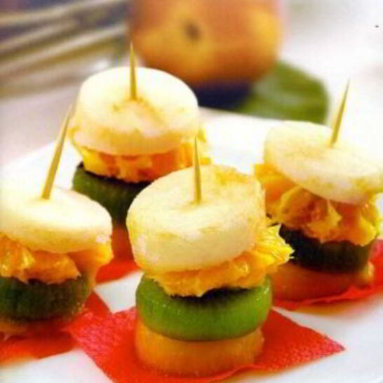 Рецепт фруктовых канапе
