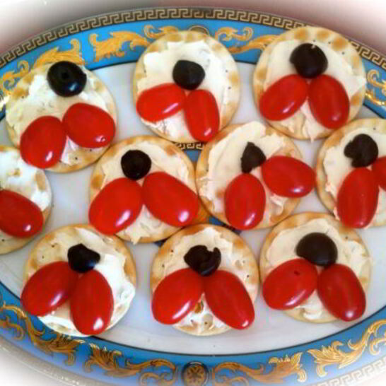 Рецепт канапе божьи коровки