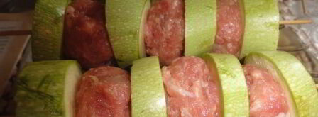 канапе из фарша и кабачков. Шаг 4