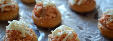 канапе из сушек с горбушей. Шаг 5