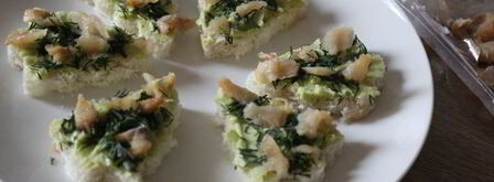 канапе новогодние елочки. Шаг 4