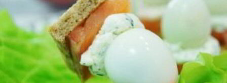 канапе с перепелиными яйцами. Шаг 5