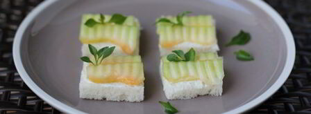 канапе с сыром и дыней. Шаг 7