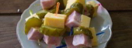 канапе с ветчиной. Шаг 7