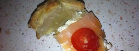 канапе звезды с лососем. Шаг 6