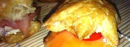 канапе звезды с лососем. Шаг 8