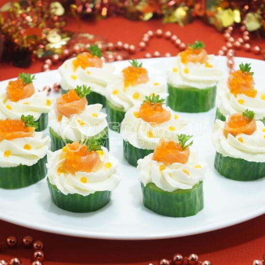 Рецепт новогоднего канапе