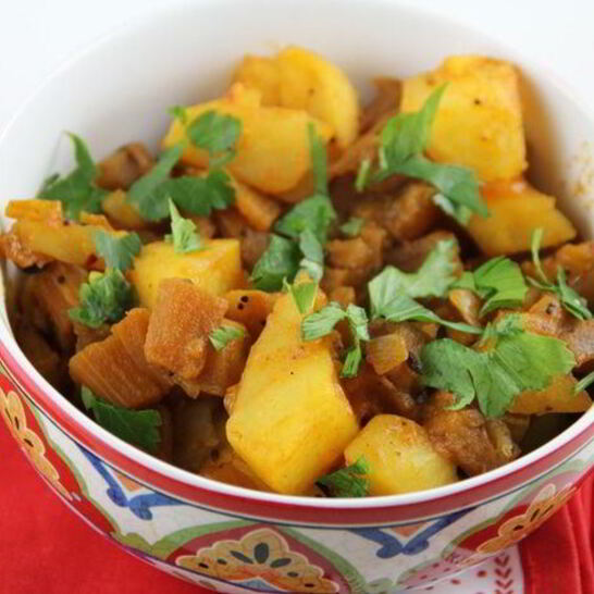 Рецепт карри из баклажанов и картофеля