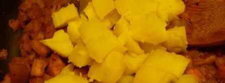 карри из баклажанов и картофеля. Шаг 10