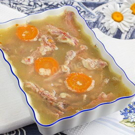 Рецепт холодца на костях