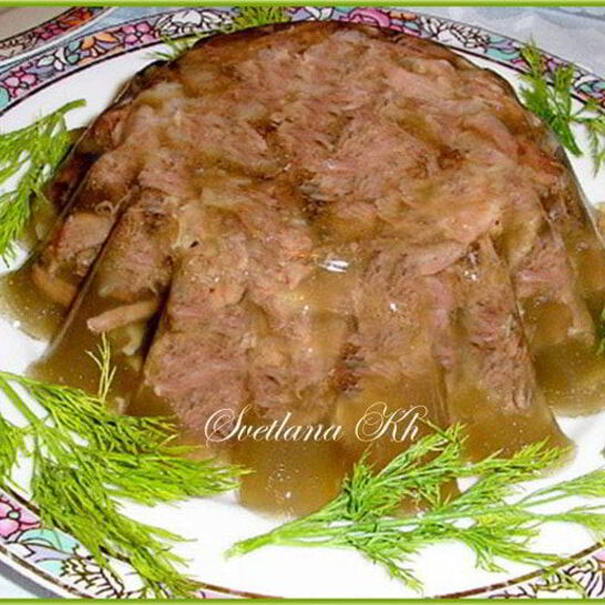 Рецепт холодца обыкновенного, классического