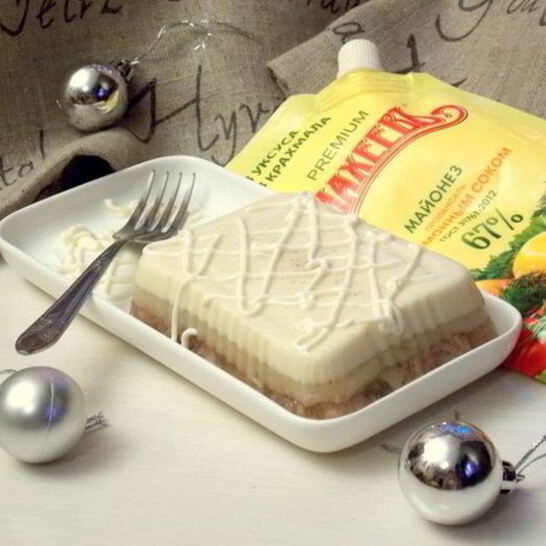 Рецепт трехслойного говяжьего холодца