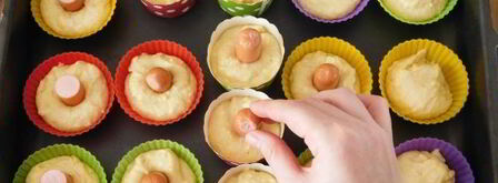 кексы хот-дог. Шаг 13