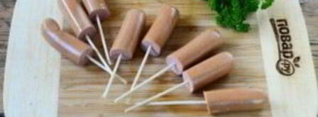 хот дог из картошки фри. Шаг 4