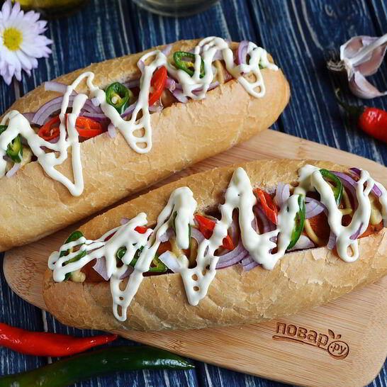 Рецепт хот-дога морковка