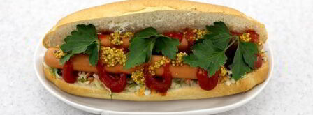 хот-дог с квашеной капустой. Шаг 8