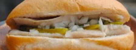 хот-дог с селедкой. Шаг 6