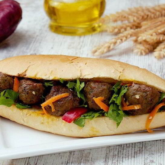 Рецепт хот-дога с тефтельками