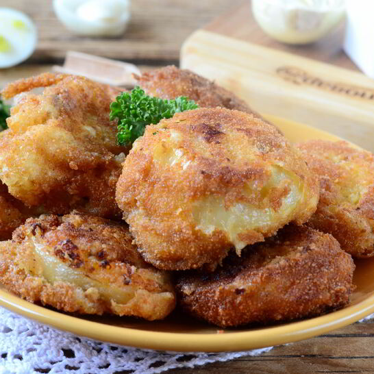 Рецепт хот-дога в луковых колечках