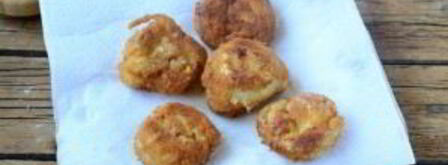 хот-дог в луковых колечках. Шаг 12