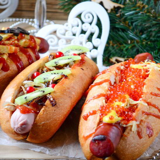 Рецепт новогодних хот-догов