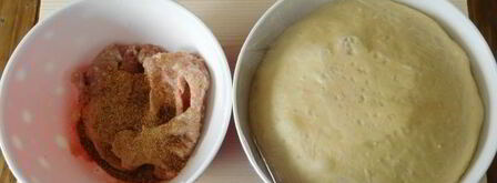 новогодний хот-дог с фаршем. Шаг 15