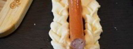 плетеные хот-доги с гуакамоле. Шаг 4