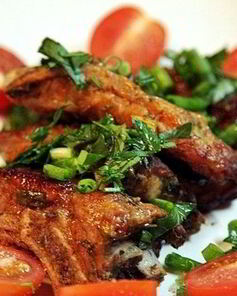 Маринованные ребрышки в духовке