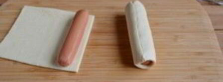 мини-сосиски в тесте. Шаг 3