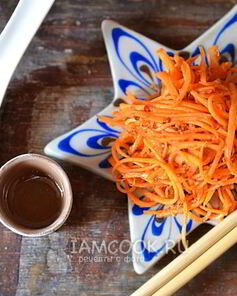 Корейская морковь с луком
