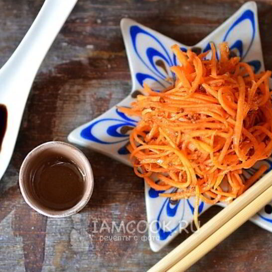 Рецепт корейской моркови с луком