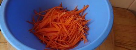 морковь по-корейски с огурцом. Шаг 3