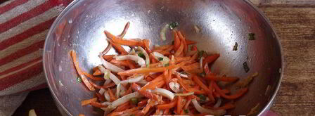 морковь с кальмаром по-корейски. Шаг 6