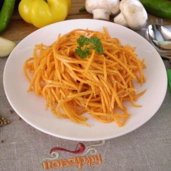 Рецепт морковки по-корейски острая