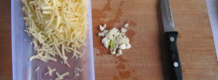 брокколи в сырном омлете с чесноком. Шаг 7