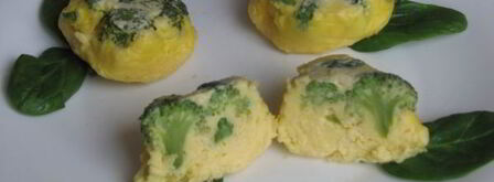 брокколи в сырном омлете с чесноком. Шаг 12